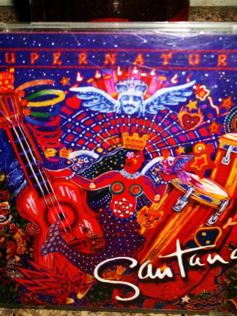 santana supernatural 1999 cd - latin jazz rock smooth africa bamba amigos shaman